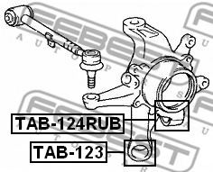 FEBEST TAB-124RUB Bush, control arm mounting